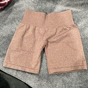 NVGTN biker shorts, size small, pinkish color